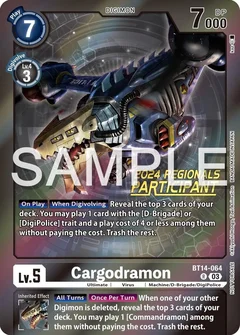 Cargodramon (2024 Regionals Participant) BT14-064 R