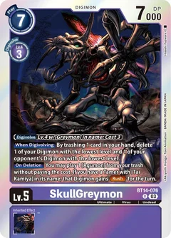 SkullGreymon BT14-076 R