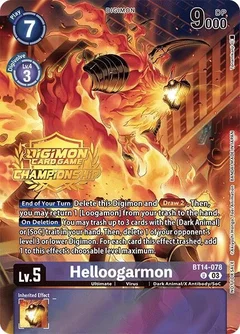 Helloogarmon (Championship 2024 Tamers Pack) BT14-078 U