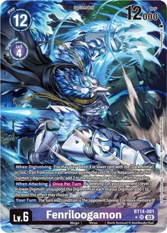 Fenriloogamon (Alternate Art) BT14-081 SR