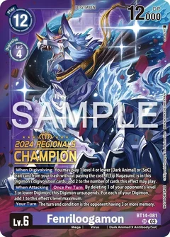 Fenriloogamon (2024 Regionals Champion) BT14-081 SR