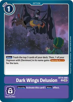 Dark Wings Delusion BT14-099 U