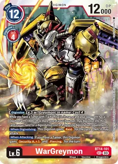 WarGreymon BT14-101 SEC