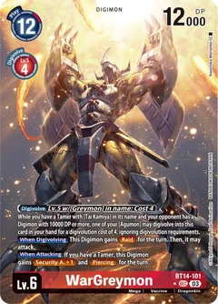 WarGreymon (Alternate Art) BT14-101 SEC