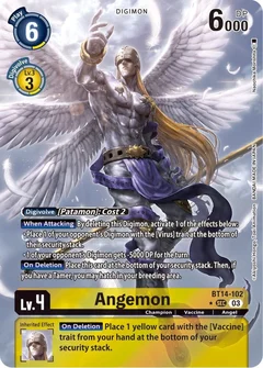 Angemon (Alternate Art) BT14-102 SEC