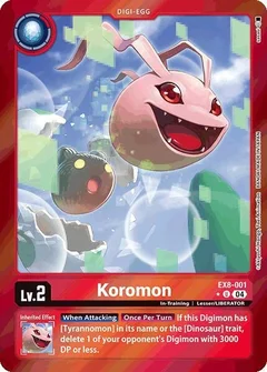 Koromon (Limited Foil) EX8-001 U