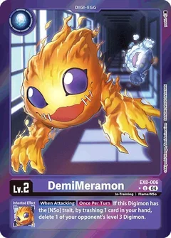 DemiMeramon (Limited Foil) EX8-006 U