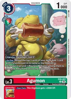 Agumon - EX8-007 EX8-007 U