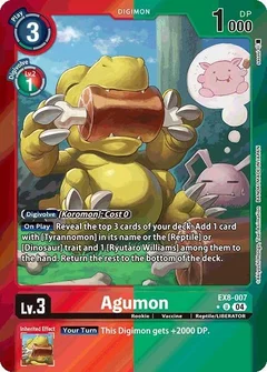 Agumon - EX8-007 (Limited Foil) EX8-007 U