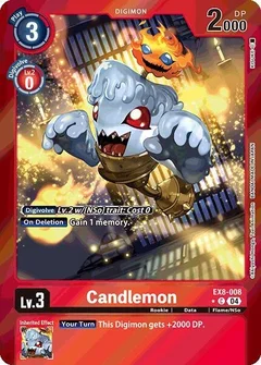 Candlemon (Limited Foil) EX8-008 C