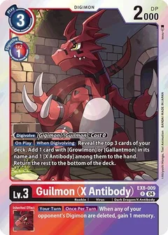 Guilmon (X Antibody) EX8-009 R