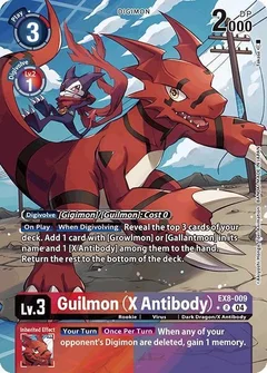 Guilmon (X Antibody) (Alternate Art) EX8-009 R