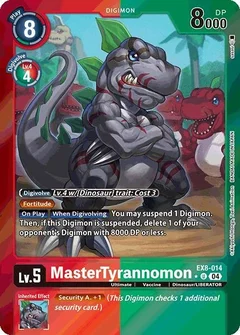 MasterTyrannomon (Limited Foil) EX8-014 U