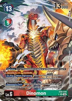 Dinomon (Alternate Art) EX8-016 SR
