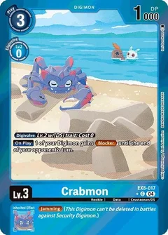 Crabmon (Limited Foil) EX8-017 C