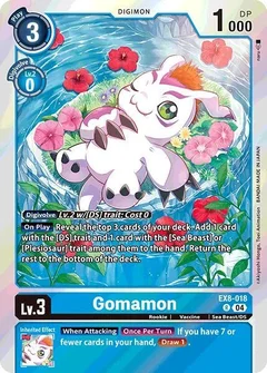 Gomamon EX8-018 R