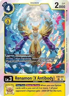 Renamon (X Antibody) EX8-031 R