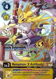 Renamon (X Antibody) (Alternate Art) EX8-031 R
