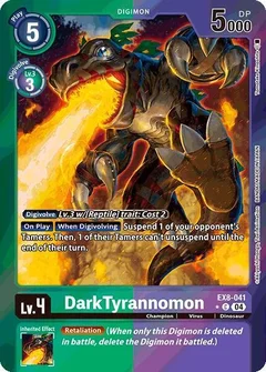 DarkTyrannomon (Limited Foil) EX8-041 C