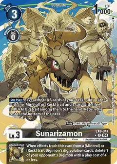 Sunarizamon (Alternate Art) EX8-047 R