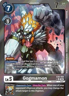 Gogmamon (Limited Foil) EX8-050 U