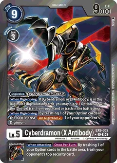 Cyberdramon (X Antibody) (Limited Foil) EX8-052 U