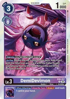 DemiDevimon EX8-057 R