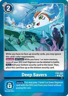 Deep Savers (Limited Foil) EX8-068 U