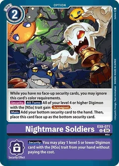 Nightmare Soldiers EX8-071 U