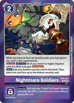Nightmare Soldiers (Limited Foil) EX8-071 U