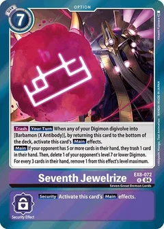 Seventh Jewelrize EX8-072 R