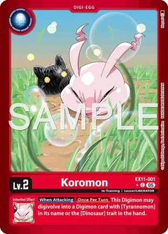 Koromon (Limited Foil) EX11-001 C