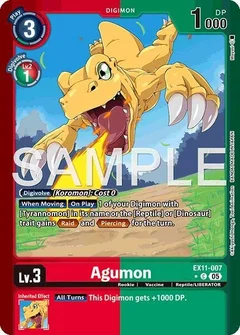 Agumon (Limited Foil) EX11-007 C