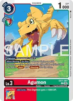 Agumon EX11-007 C