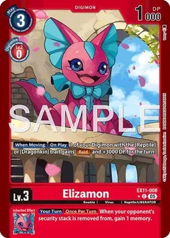 Elizamon (Limited Foil) EX11-008 C