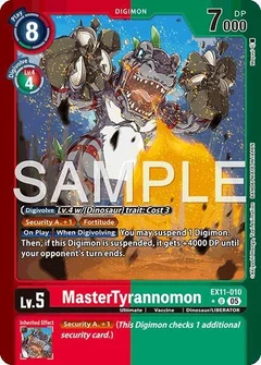 MasterTyrannomon (Limited Foil) EX11-010 U