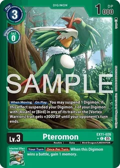 Pteromon (Limited Foil) EX11-026 C