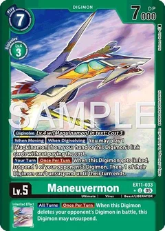 Maneuvermon (Limited Foil) EX11-033 U
