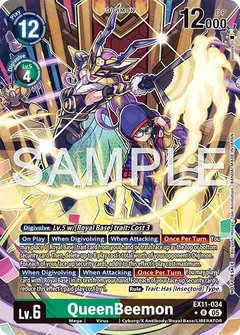 QueenBeemon (Box Topper) EX11-034 R