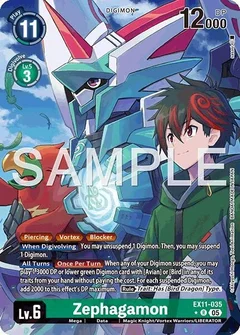 Zephagamon (Alternate Art) EX11-035 R