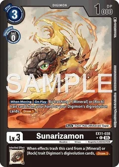 Sunarizamon (Limited Foil) EX11-038 C