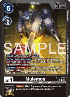 Mulemon (Limited Foil) EX11-040 U