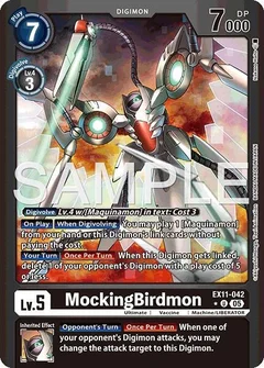 MockingBirdmon (Limited Foil) EX11-042 U