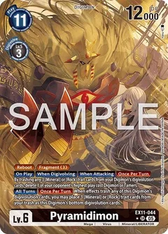 Pyramidimon (Alternate Art) EX11-044 SR