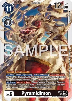 Pyramidimon EX11-044 SR