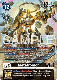 Metatromon (Alternate Art) EX11-045 SR