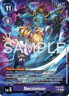 Necromon (Alternate Art) EX11-051 SR
