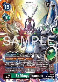 ExMaquinamon (Alternate Art) EX11-073 SEC