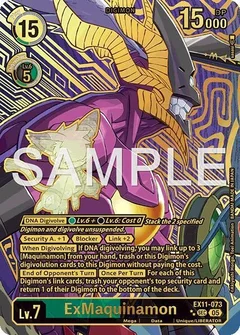ExMaquinamon (Rare Pull) EX11-073 SEC