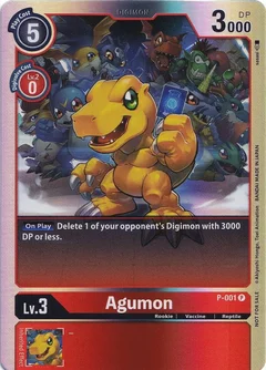 Agumon - P-001 (Rainbow Foil) P-001 P